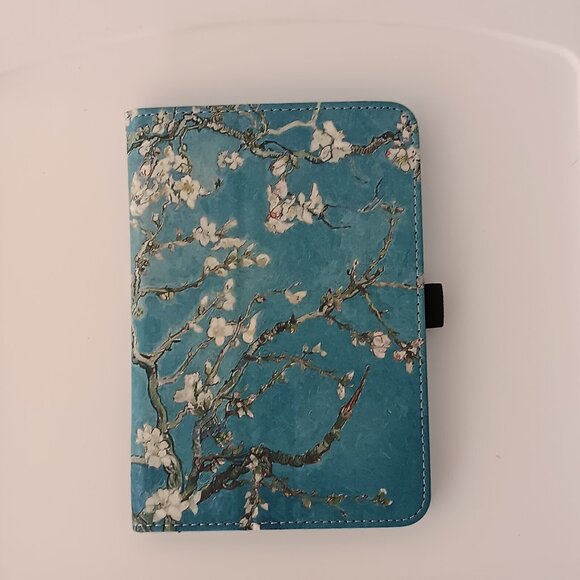 New Kindle Paperwhite Cover Apricot Blossom Blue Soft Foldable Stand COCFOOKIW - Picture 4 of 11